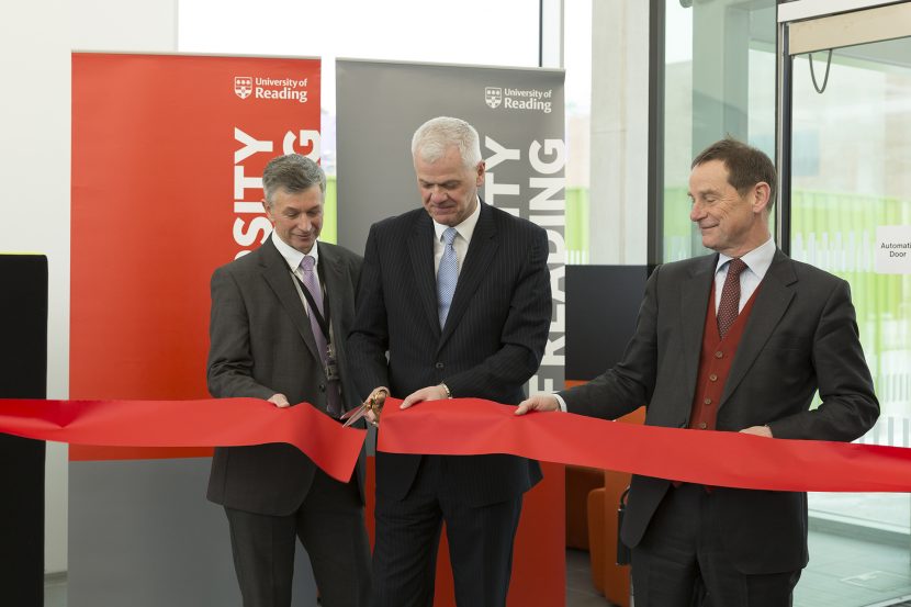 Thames Valley Science Park Opening Ceremony - ribbon cutting