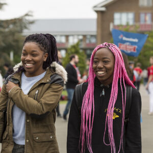 Students during Welcome Week 2017