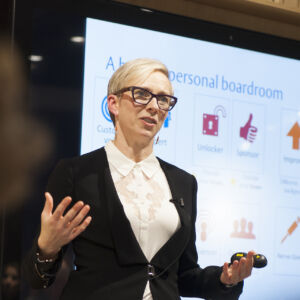 Dr Zella King presenting Your Personal Boardroom talk