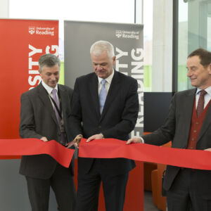 Thames Valley Science Park Opening Ceremony - ribbon cutting
