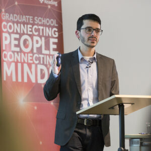 Rodrigo Zenun Franco delivering the Fairbrother Lecture 2018