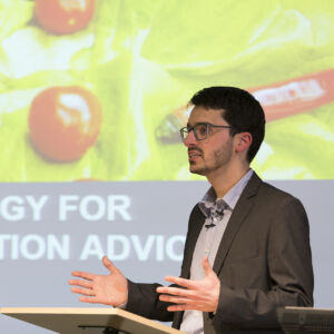 Rodrigo Zenun Franco delivering the Fairbrother Lecture 2018